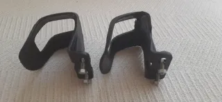 Pedales anchos aluminio MTB / BMX + calapiés