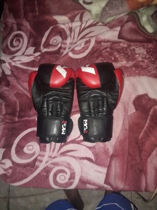 Guantes de Boxeo RDX Negros y Rojos