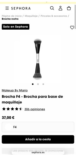 Makeup by Mario 3 brochas nuevas