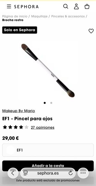 Makeup by Mario 3 brochas nuevas