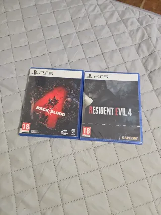 Resident Evil 4 y Back 4 Blood PS5
