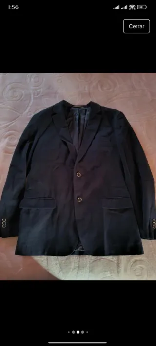 Chaqueta Pedro del Hierro Caballero Negra Azulona