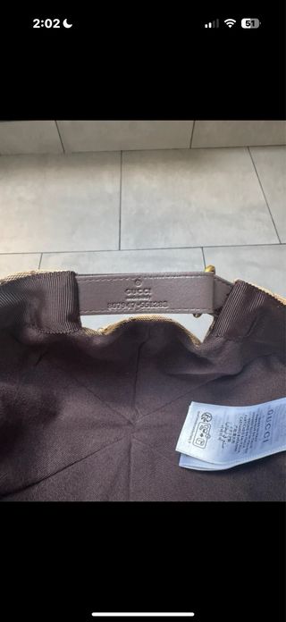 Gorra Gucci x Swarovski Beige/Oro