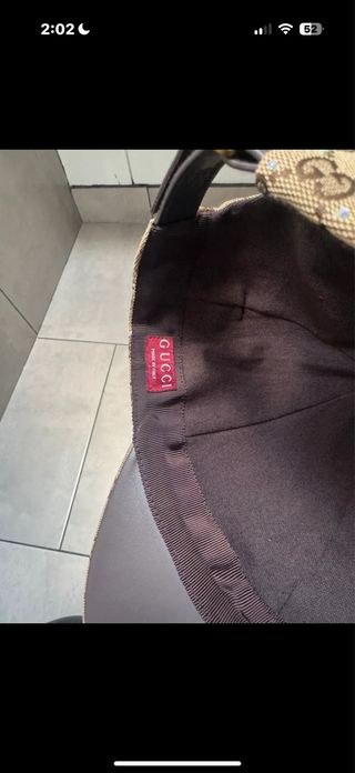 Gorra Gucci x Swarovski Beige/Oro