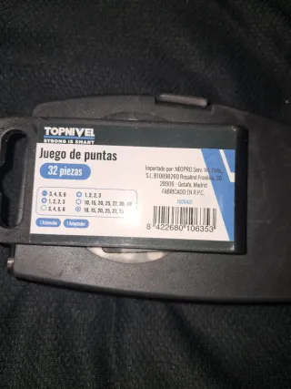 Set 32 Puntas TOPNIVEL