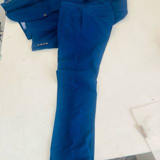Traje Zara Azul Klein