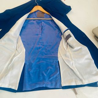 Traje Zara Azul Klein