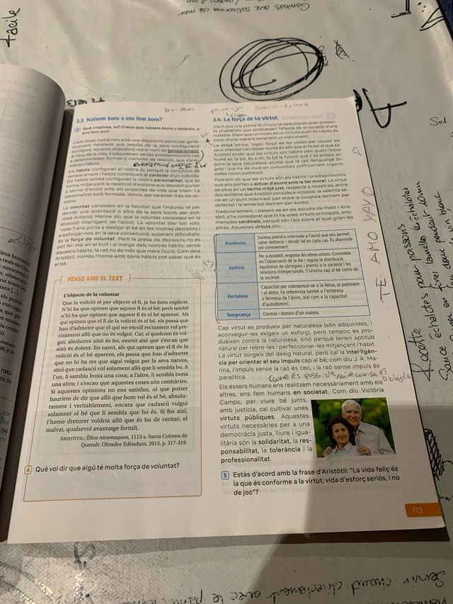 Filosofía. 1 Batxillerat. Revola. Cruilla