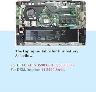 Batteria BLESYS 266J9 Dell G3 15 3590 Inspiron 14