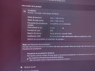 Monitor Ultrawide 34 Negro
