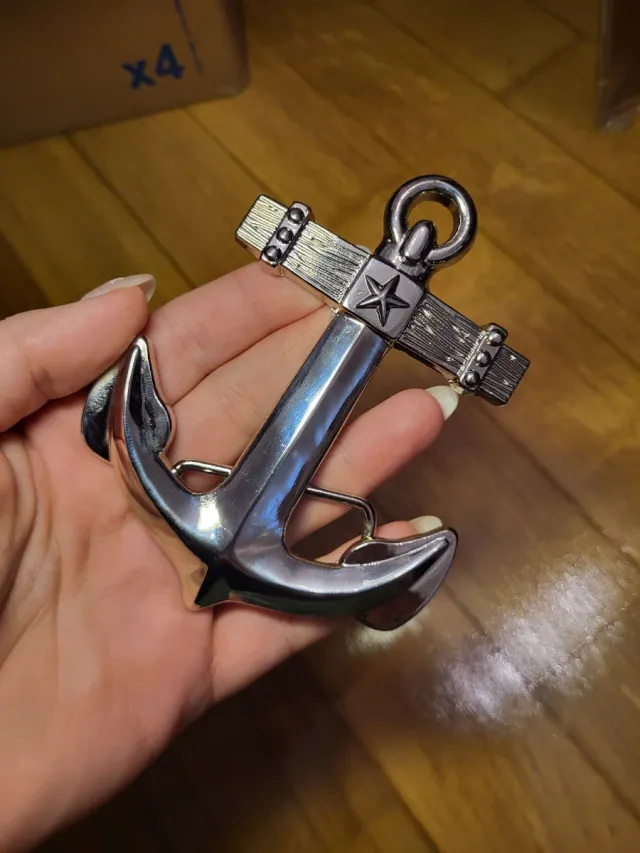 Hebilla de cinturón con diseño de ancla