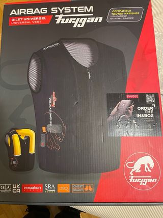 Chaleco Airbag Furygan Negro Talla M