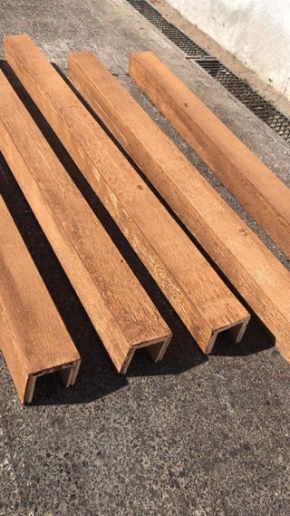 Vigas imitación madera