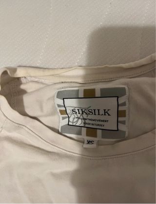 Camiseta SikSilk Blanca Talla M