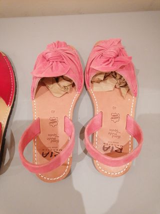 Menorquinas Piel Talla 40