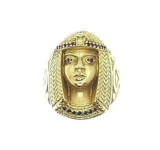 Sello Egipcio Macizo Oro 18k