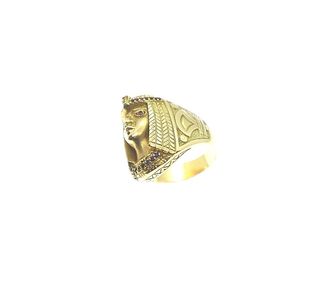 Sello Egipcio Macizo Oro 18k
