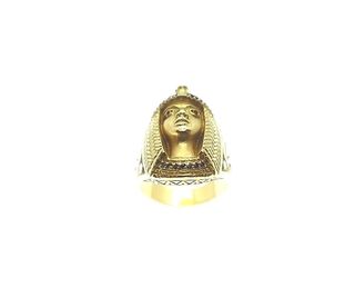 Sello Egipcio Macizo Oro 18k