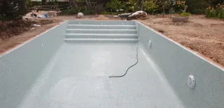 Piscina de obra a medida