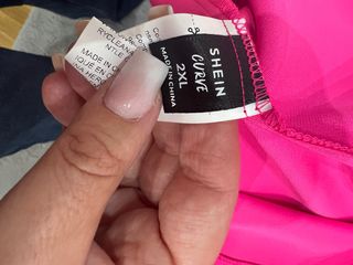 Americana SHEIN Curve 2XL Rosa