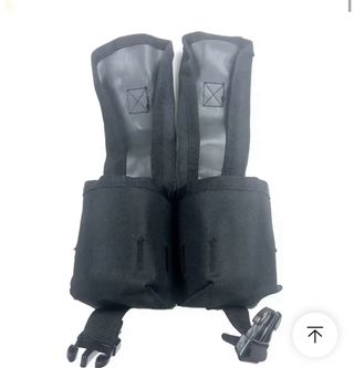 Bolsa táctica doble verde militar (6 disponibles)