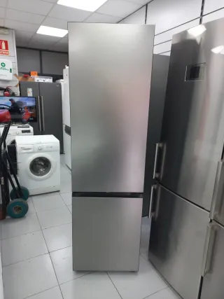 Nevera combi plateada Samsung garantía + entrega 