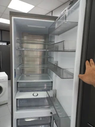 Nevera combi plateada Samsung garantía + entrega 
