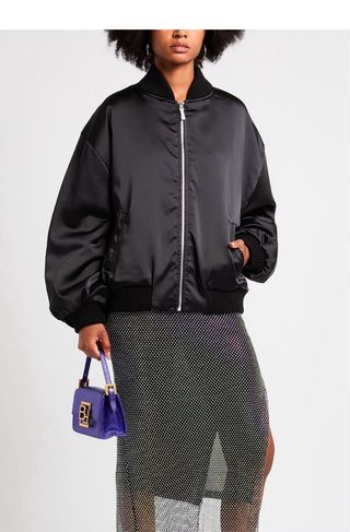 Bomber oversize nero