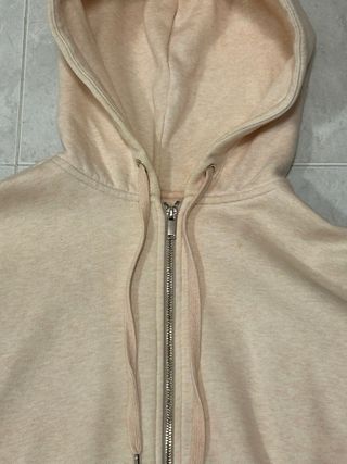 Sudadera con capucha y cremallera mujer