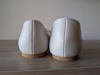 Zapatos planos blancos Anna Field novia