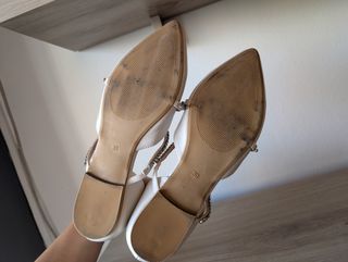 Zapatos planos blancos Anna Field novia