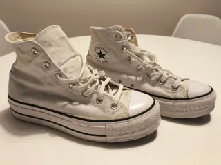 Converse Blancas Plataforma