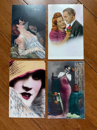 Lotto 9 cartoline d'epoca