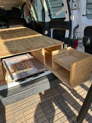 Mueble Camper con mesa Furgoneta Partner Berlingo 