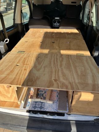 Mueble Camper con mesa Furgoneta Partner Berlingo 