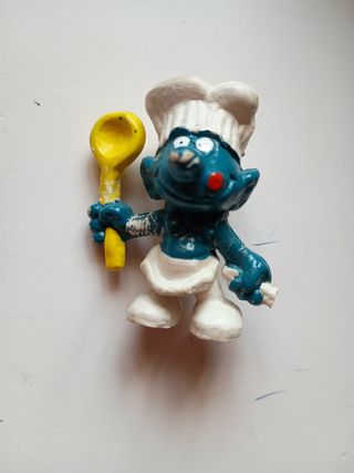 Pitufo cocinero Peyo años 80