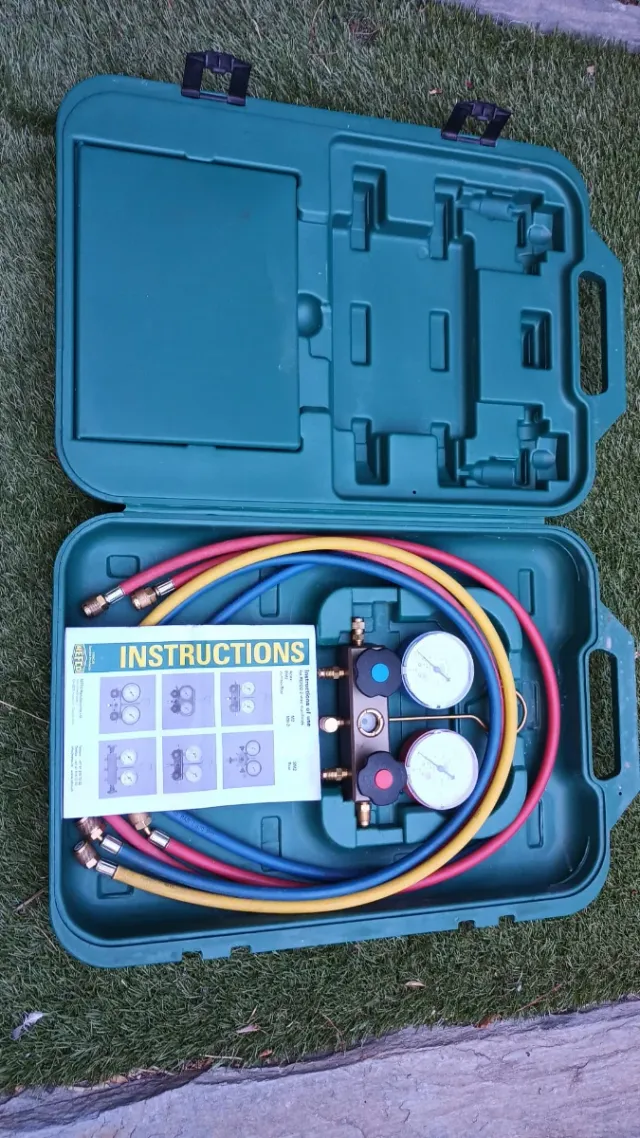 Analizador de A/A con manómetros