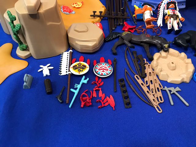 Despiece Playmobil Oeste Indios Figuras Caballos