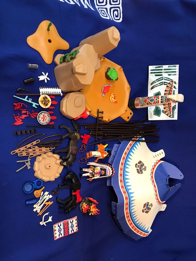 Despiece Playmobil Oeste Indios Figuras Caballos