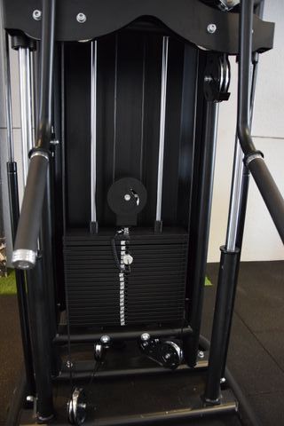 Máquina de gimnasio press pecho y laterales