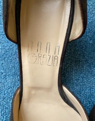 Scarpe donna marroni scamosciate
