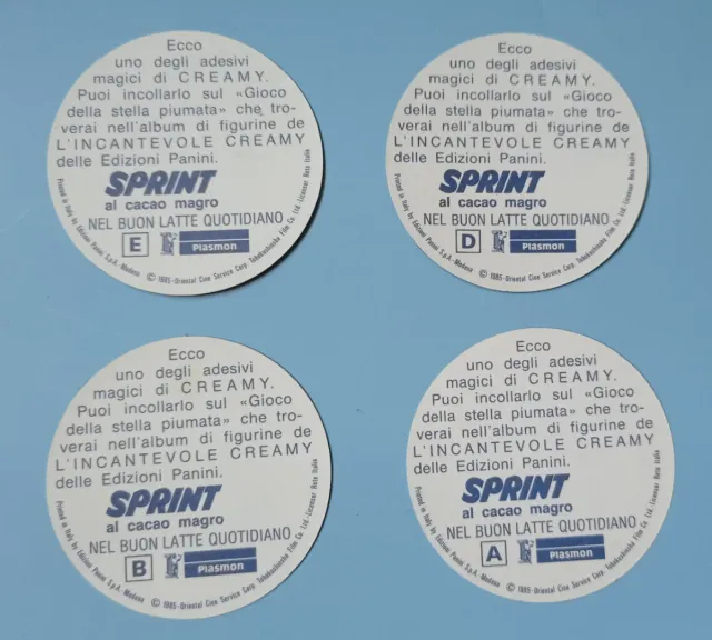 Adesivi L'incantevole Creamy vintage originali