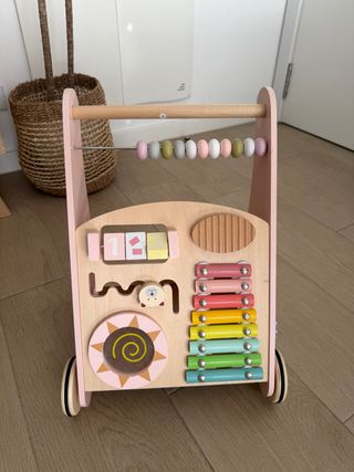Andador Montessori bebé madera