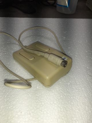 Ratón Sun Vintage 3 Botones Beige
