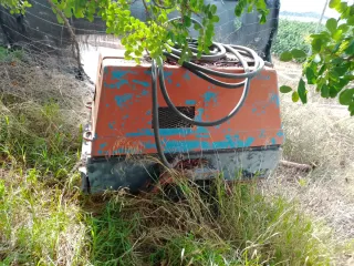 Compresor de aire naranja