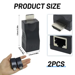 Adaptador HDMI a RJ45