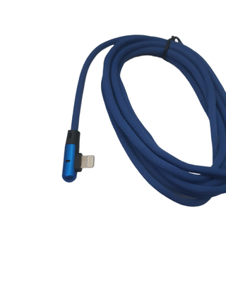 Cable USB-A a conector Lightning acodado 2 metros