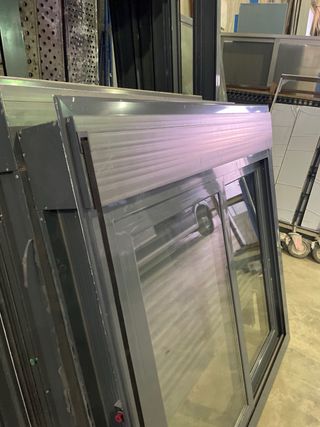 Ventana corredera Gris 7016 Doble Cristal