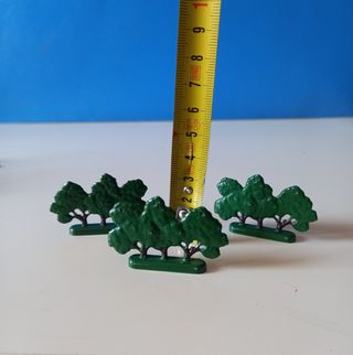 Lotto 3 Alberi Vintage per Soldatini anni 70
