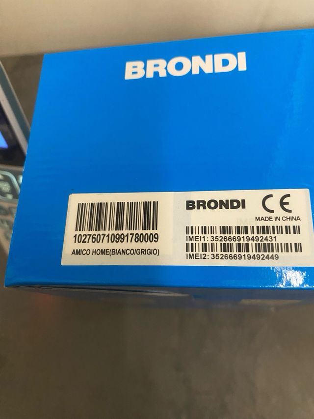 Brondi Amico Home Telefono Bianco/grigio